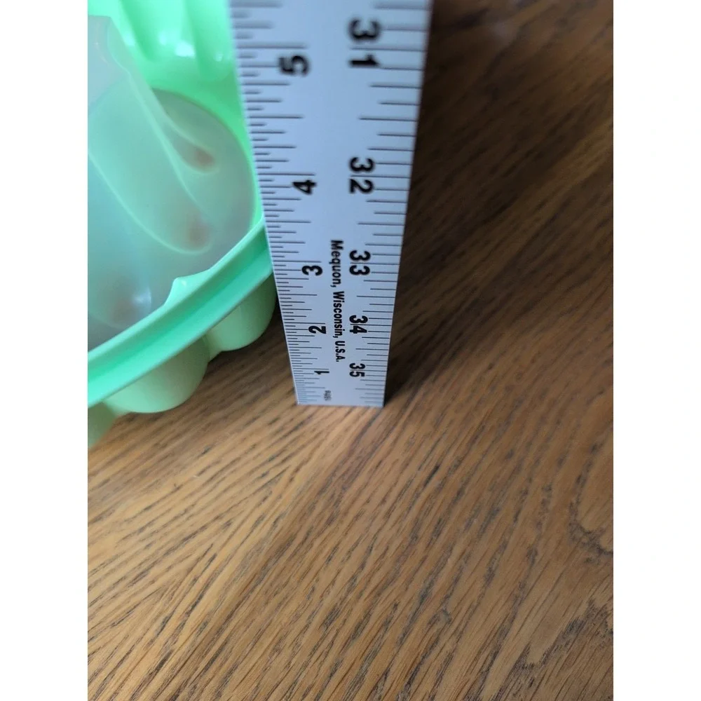 Tupperware Gel Mold Jello Mold Lime Green 1970s Vtg 9